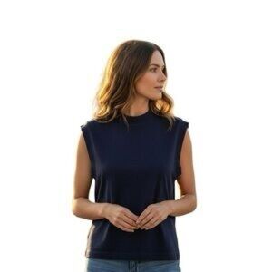 NWOT Cotton Citizen Blue Tokyo Muscle Top